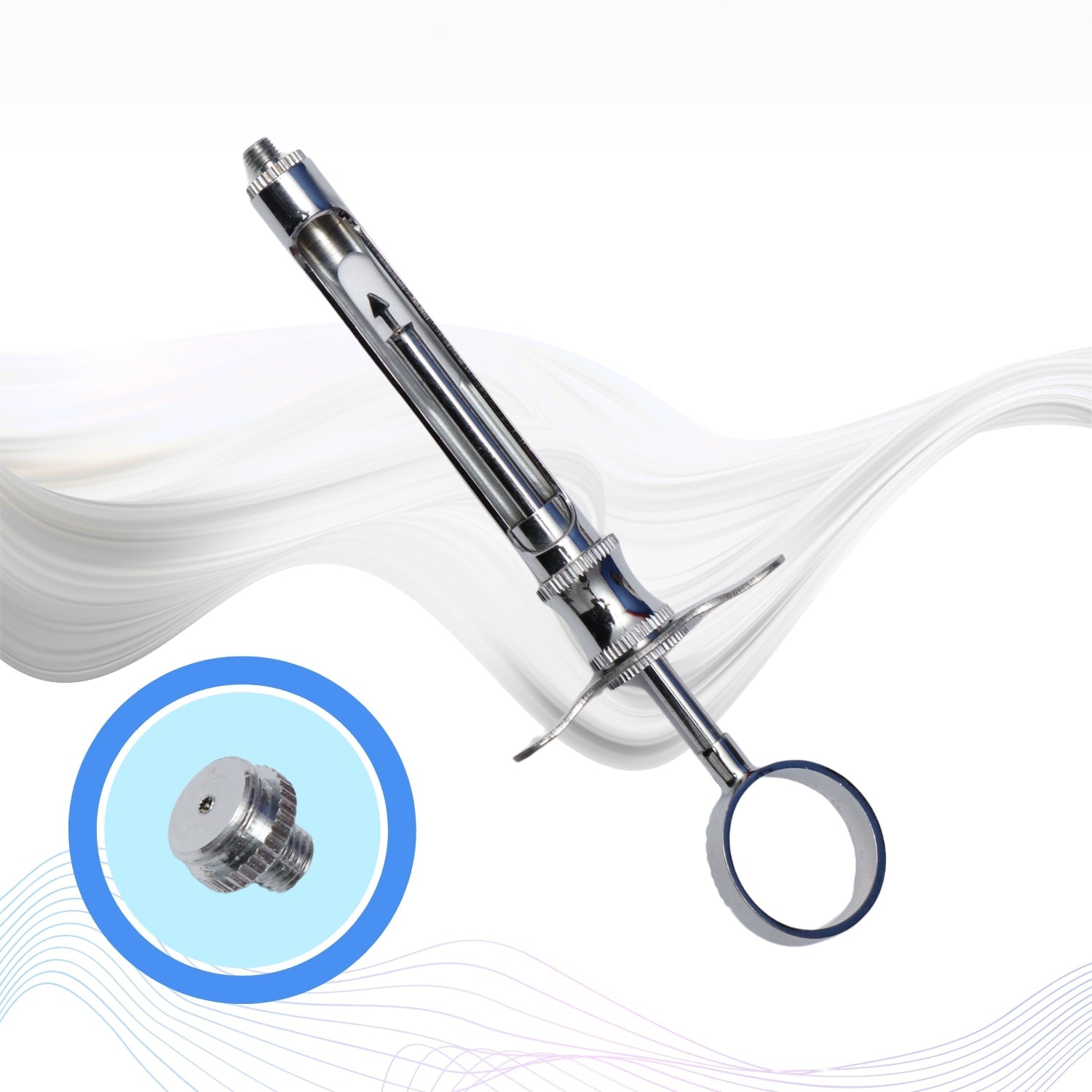 Dental Aspirating Syringe #DCSA1  (With Additional Tip)