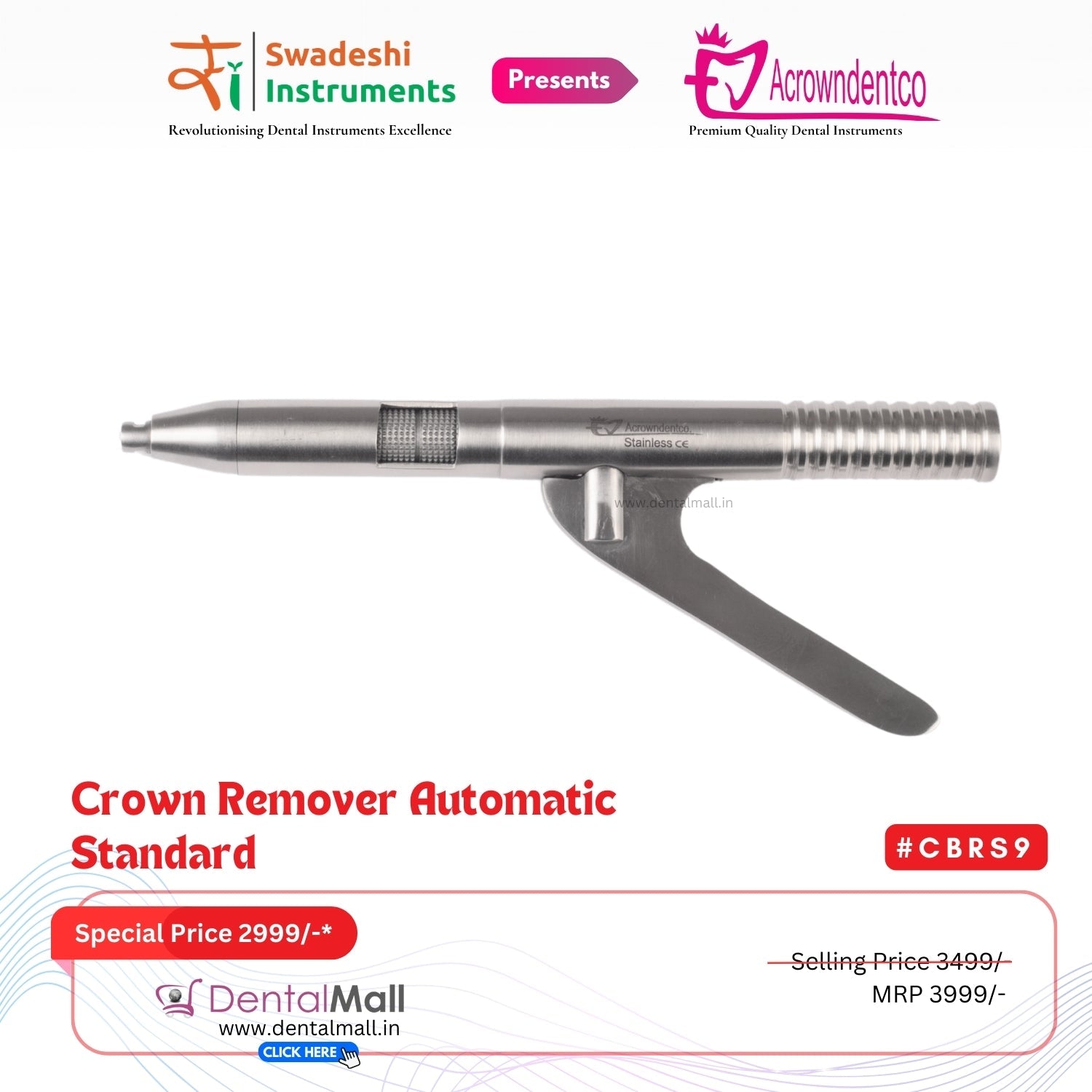 Crown & Bridge Remover Automatic Standard #CBRS9