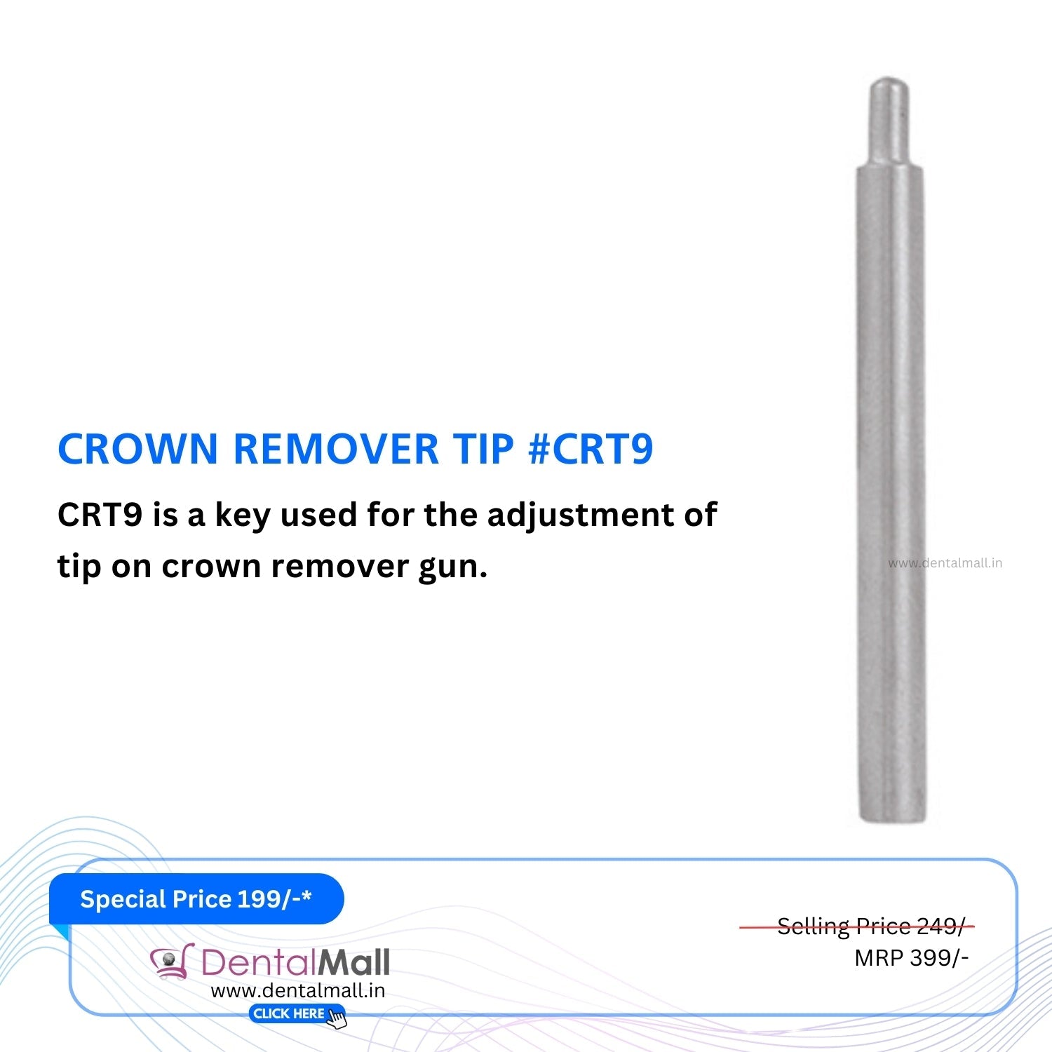 Crown & Bridge Remover Turkish Pattern #CBRT
