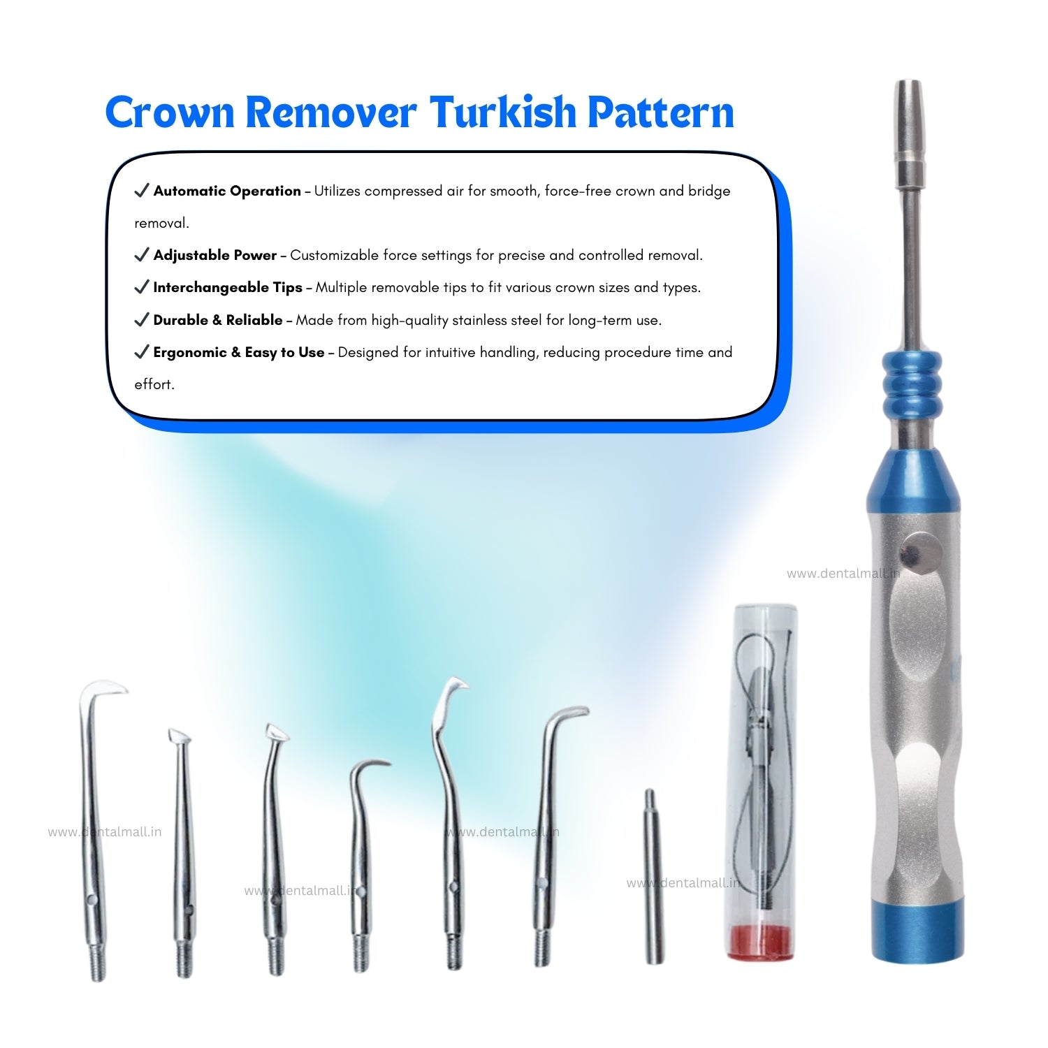 Crown & Bridge Remover Turkish Pattern #CBRT
