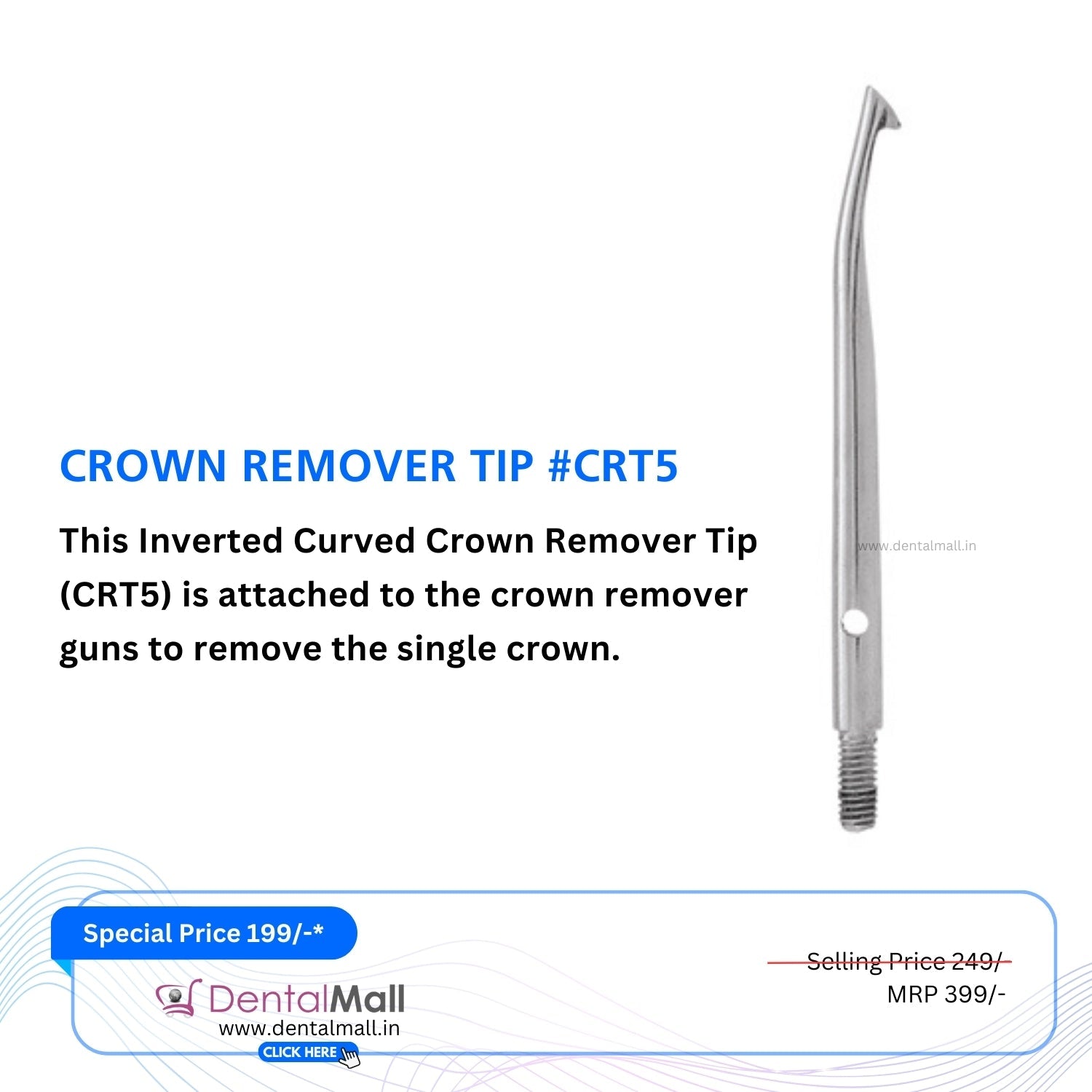 Crown & Bridge Remover Turkish Pattern #CBRT