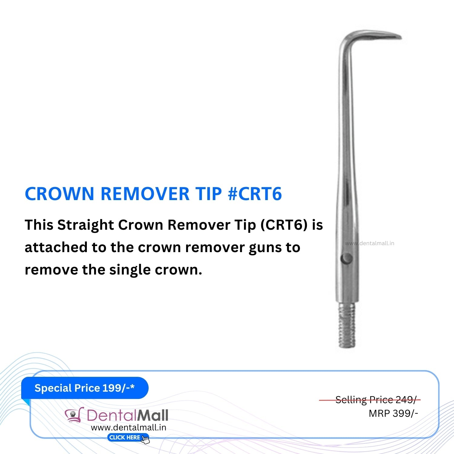 Crown & Bridge Remover Turkish Pattern #CBRT