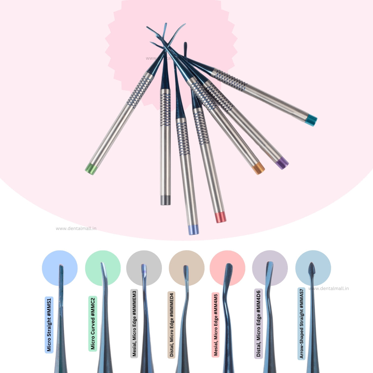 Midelux & Medimpla Rapid Loosening Tooth System Set of 7 Pieces #MMK7